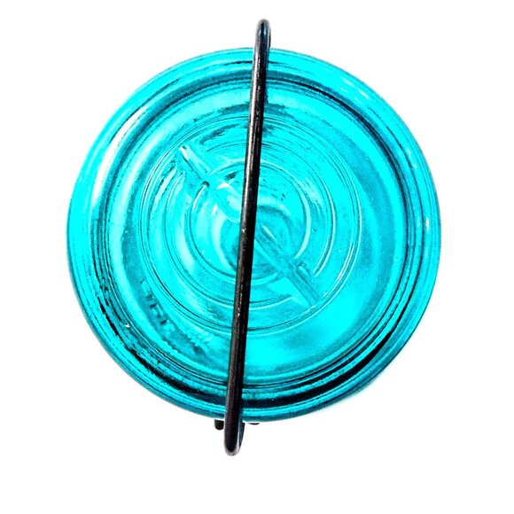 BALL IDEAL Blue Wire-Bail Quart BICENTENNIAL (1776-1976) COLLECTOR JAR 75( 2) A1 - Picture 4 of 10